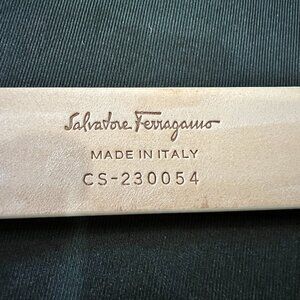 Salvatore Ferragamo Pearl Beige Belt - 36"